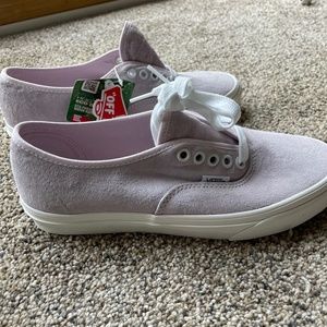 Vans light purple suede - womens size 8